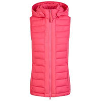 Produktbild von Pikeur Damen Hybrid Weste The Core FS 2026 in Raspberry Pink mit abnehmbarer Kapuze Größe 36