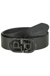 Produktbild von Pikeur Damen Ledergürtel PI Glitter 261 Schwarz