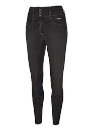 Pikeur Damen Reithose Candela Jeans Grip Denim Schwarz – Bild 1 von 2