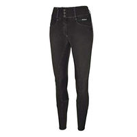 Produktbild von Pikeur Damen Reithose Candela Jeans Grip Denim Schwarz