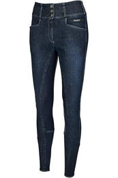 Pikeur Damen Reithose Candela Jeans Grip in Blau – Bild 1 von 2