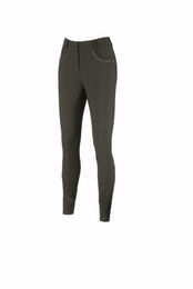 Pikeur Damen Reithose Ceelina FFL Faux Leather Ganzbesatz Kunstleder deep Khaki Größe 44 – Bild 1 von 1