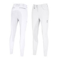 Produktbild von Pikeur Damen Reithose Ceelina FFL Selection mit Vollbesatz aus Kunstleder in Weiß