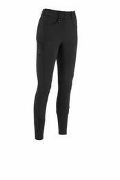 Pikeur Damen Reithose Ceelina Grid TexLeather Fullseat Schwarz Größe 44 – Bild 1 von 7
