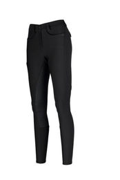 Pikeur Damen Reithose LAURE GRIP Vollbesatz Sommer Schwarz – Bild 1 von 2