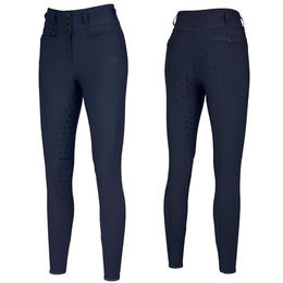 Pikeur Damen Reithose mit Vollbesatz und Siebdruck Fullgrip in Marine – Bild 1 von 1