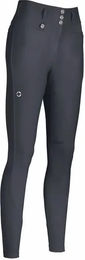 Pikeur Damen Reithose New Linn Full Grip aus Tech-Jersey in Schwarz Grau Größe 38 – Bild 1 von 3