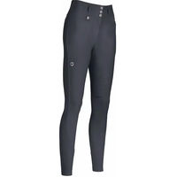 Produktbild von Pikeur Damen Reithose New Linn Full Grip aus Tech-Jersey in Schwarz Grau Größe 38