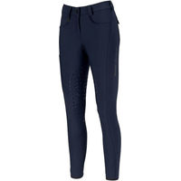 Produktbild von Pikeur Damen Reithose Romy SD Basic mit Kniebesatz aus Tech-Jersey Blau Größe 40