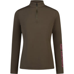 Pikeur Damen Reitshirt Langarm Half-Zip Deep Khaki Größe 38 Herbst/Winter 2025 – Bild 1 von 4