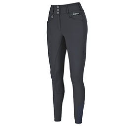 Produktbild von Pikeur Damen Softshell Reithose CANDELA CO mit McCrown Besatz in Grau oder Schwarz
