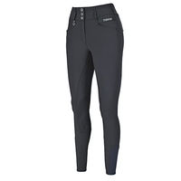 Produktbild von Pikeur Damen Softshell Reithose CANDELA CO mit McCrown Besatz in Grau oder Schwarz