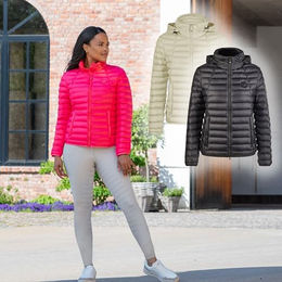 Pikeur Damen Steppjacke Athleisure aus Nylon für Sommer in Rosa oder Beige – Bild 1 von 2