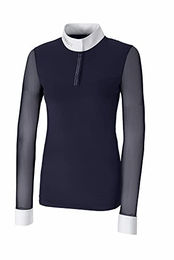 Pikeur Damen Turniershirt Mesh Blau Größe 42 – Bild 1 von 2
