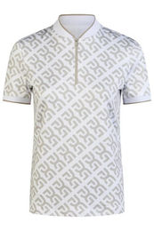 Pikeur Damen Zip Polo Shirt The Core Sommer 2026 in Beige und Weiß Größe 36 – Bild 1 von 1