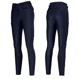 Pikeur Damenreithose Laure mit Ganzbesatz Grip Tech-Jersey Dark Green Größe 68 – Bild 1 von 2