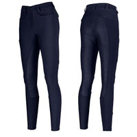 Produktbild von Pikeur Damenreithose Laure mit Ganzbesatz Grip Tech-Jersey Dark Green Größe 68
