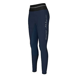 Pikeur Gia SO Athleisure Softshell Reithose Damen Winter Blau Größe 34 mit Vollgrip – Bild 1 von 3