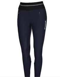 Pikeur Gia SO Athleisure Softshell Reithose Damen Winter mit Vollgrip Blau – Bild 1 von 4