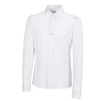 Produktbild von Pikeur Herren Langarm-Reitshirt aus Baumwolle Weiß Größe 42