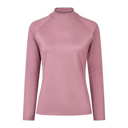 Pikeur HW25 Athleisure Reitshirt mit Kragen für Damen in Silber und Rosa – Bild 1 von 7