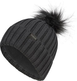 Pikeur HW25 Sports Mütze mit Pompom für Damen in Schwarz Größe 55/57 – Bild 1 von 2