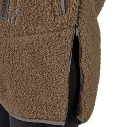 Pikeur HW25 Sports Teddyfleece Jacke Damen Winter Polyester Beige Braun Größe 38 – Bild 1 von 6