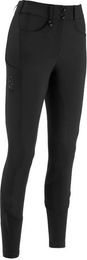Pikeur HW26 Ceelina Grid Tex Leather Vollgrip Reithose Damen Schwarz – Bild 1 von 3