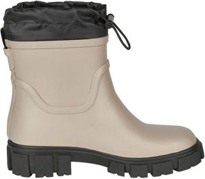 Pikeur HW26 Gummistiefel Damen Arbeitsstiefel aus Naturkautschuk wasserdicht Schwarz Beige – Bild 1 von 2