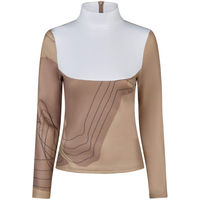 Produktbild von Pikeur HW26 Langarm Turniershirt Damen Weiß Beige