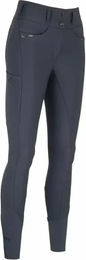 Pikeur Laure FFL Reithose Damen Full Grip Grau Größe 38 mit Kunstleder – Bild 1 von 1