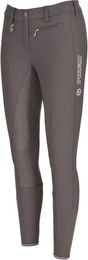Pikeur Lucinda GR Vollgrip Reithose Damen aus Baumwolle Grau Braun Größe 44 – Bild 1 von 2