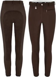 Produktbild von Pikeur Lugana Reithose Damen mit Full Grip in Braun Größe 34