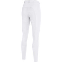 Produktbild von Pikeur New Lugana McCrown Reithose Damen Weiß mit Ganzbesatz aus Baumwolle
