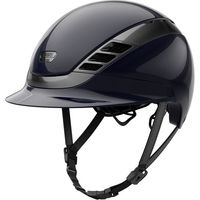 Produktbild von Pikeur Reithelm AirLuxe Chrome Unisex Silber Blau Kunststoff 55-58cm