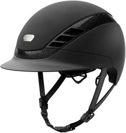 Produktbild von Pikeur Reithelm Airluxe Supreme Unisex Schwarz Blau Rosa Größe S