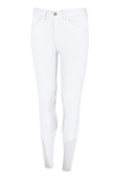Pikeur Reithose Brooklyn Grip für Kinder aus Baumwolle Weiß Größe 146 – Bild 1 von 3