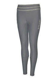 Pikeur Reithose Ida Kids Reitleggings Full Grip Grau Größe 152 – Bild 1 von 2