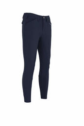 Produktbild von Pikeur Reithose Rossini FFL Herren Vollbesatz Blau mit Kunstleder
