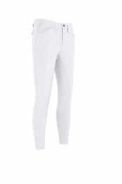 Produktbild von Pikeur Reithose Rossini FFL Herren Vollbesatz Weiß mit Kunstleder
