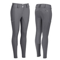Produktbild von Pikeur Reithose Xenia Full Grip für Kinder in Grau Größe 152