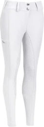 Pikeur Reithose Xenia Full Grip für Mädchen in Weiß – Bild 1 von 1