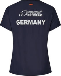 Pikeur Reitshirt Damen Blau Polyamid Größe S – Bild 1 von 2