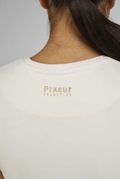 Pikeur Reitshirt Roundneck Shirt Damen aus Baumwolle Größe 38 in Rosa oder Weiß – Bild 1 von 6