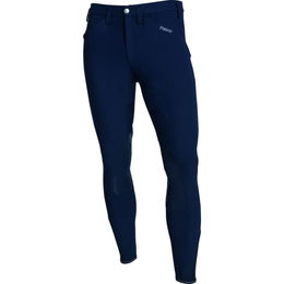 Pikeur Rodrigo Grip II Reithose für Herren mit Kniebesatz aus Baumwolle Blau Größe 46 – Bild 1 von 3