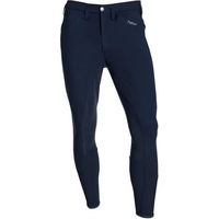 Produktbild von Pikeur Rossini Reithose Full Grip Unisex Blau mit Lederbesatz