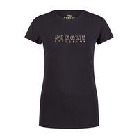 Produktbild von Pikeur Roundneck Reitshirt aus Baumwolle Schwarz Größe 40