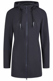 Produktbild von Pikeur Softshell Mantel Damen mit Fleece für Frauen in Schwarz wasserabweisend