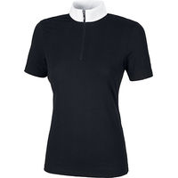 Produktbild von Pikeur Sports Competition Jaquard Reitshirt Schwarz Größe 38