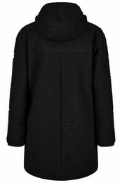 Pikeur Teddyfleece Jacke Damen Schwarz Größe 32 Sports Winter – Bild 1 von 8